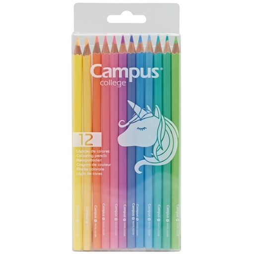[630772] LAPICES COLORES PASTEL 12 COLORES