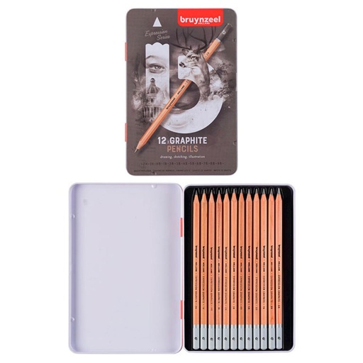 [600464] LAPIZ BRUYNZEEL GRAFITO 12 UD