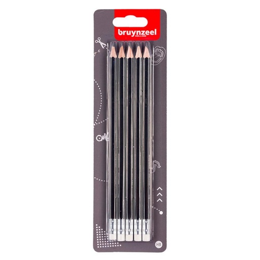 [600461] LAPIZ BRUYNZEEL GRAFITO 5U C/G
