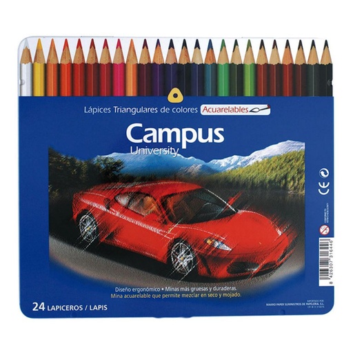 [630368] LAPIZ CAMPUS ACUARELABLE C/24