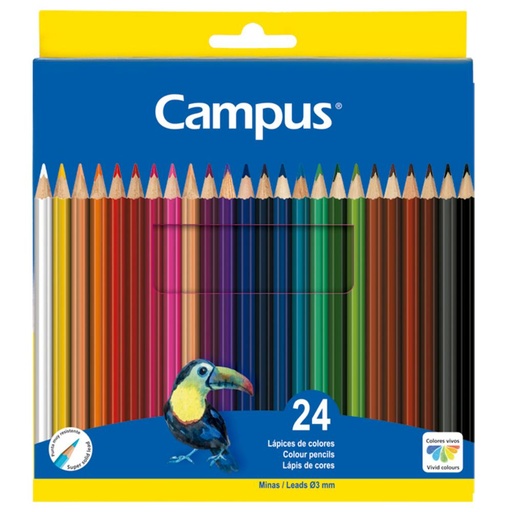 [630480] LAPIZ CAMPUS TRIANG.24 COLORES