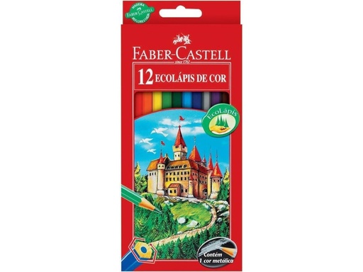 [122407] LAPIZ FABER COLOR C/12 S.ROJA