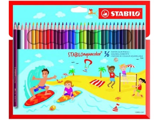 [122290] LAPIZ ACUARELABLE STABILO AQUACOLOR 36U