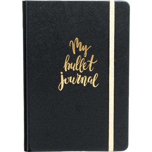 [002964] LIB.MO A5 C/GOMA 96H 80G BULLET JOURNAL NEGRO