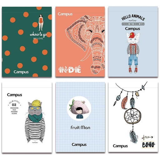 [002456] LIBRETA 103X140 60H T.BAS.LISO