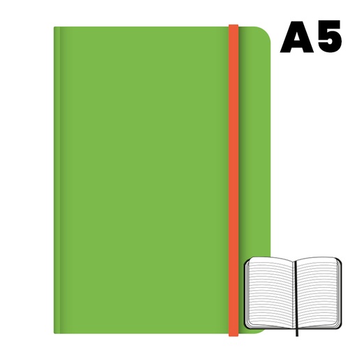 [003519] LIBRETA A5 T.F 96H 75G HN VERDE