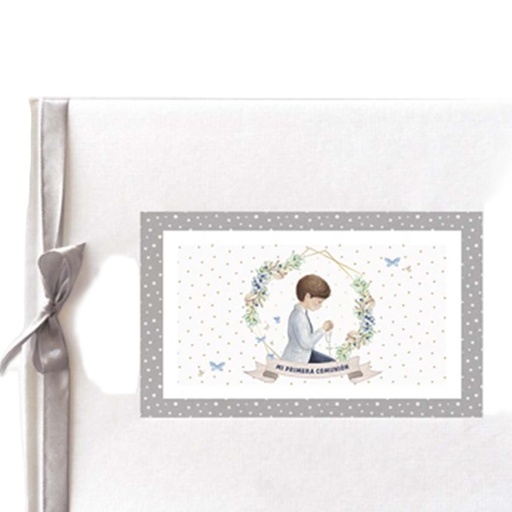 [000744] LIBRO DE FIRMAS COMUNION NIÑO ORLA