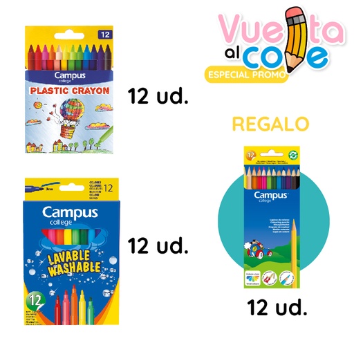 [863233] LOTE ROTULADORES-CERAS CAMPUS