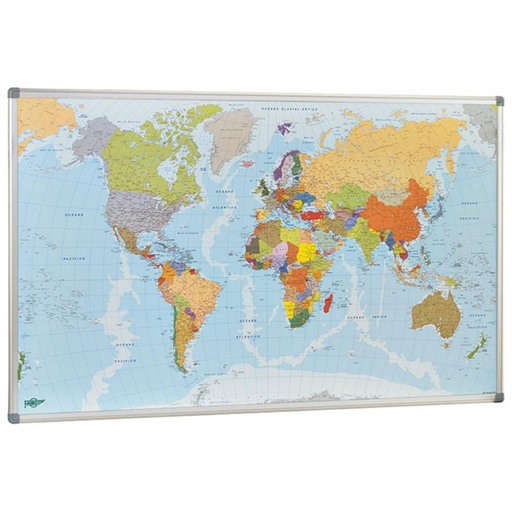 [068903] MAPA MURAL 84X140 MUNDI M.ALUM