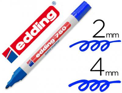 [122231] MARCADOR EDDING TIN.OPACA AZUL