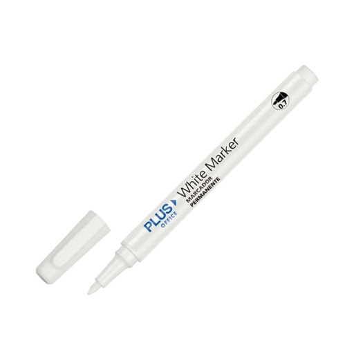 [080869] ROTULADOR ESPECIAL PLUS OFFICE METALLIC MARKER 0,7 MM. BLANCO