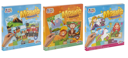 [880465] MOSAIC BY NUMBER 3 CARD 100083