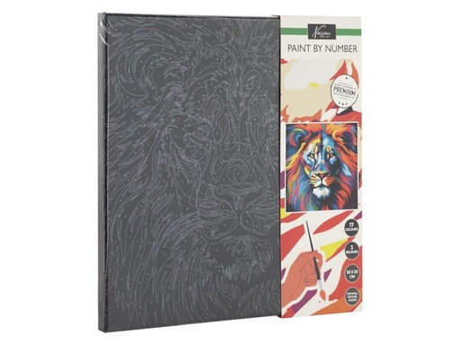 [926861] PAINT BY NUMBER BLACK CANVAS AR2023/GE