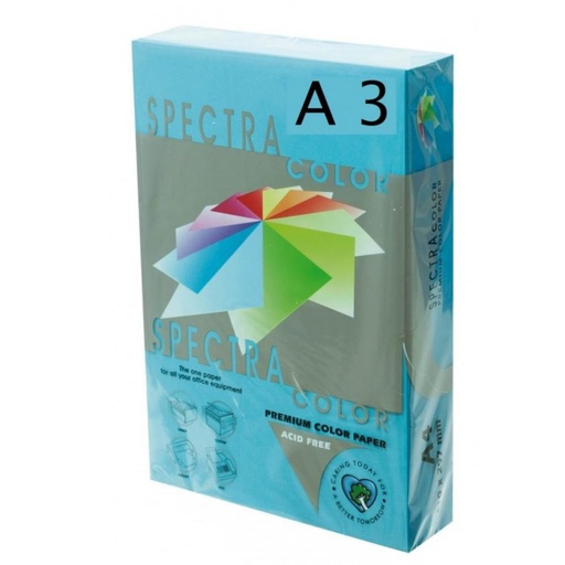 [001003] PAPEL A3 80gr AZUL 500H.MK