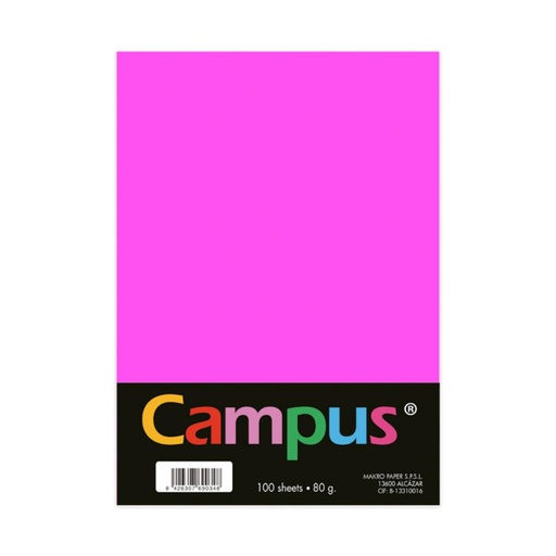 [002891] PAPEL A4 80GR 100H ROSA NEON