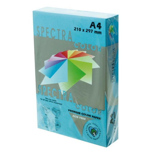 [001016] PAPEL A4 80gr 500H AZUL TURQUESA