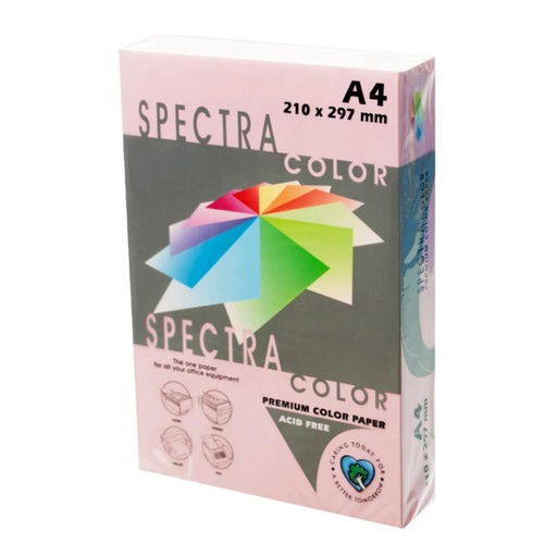 [001012] PAPEL A4 80gr 500H ROSA PASTEL