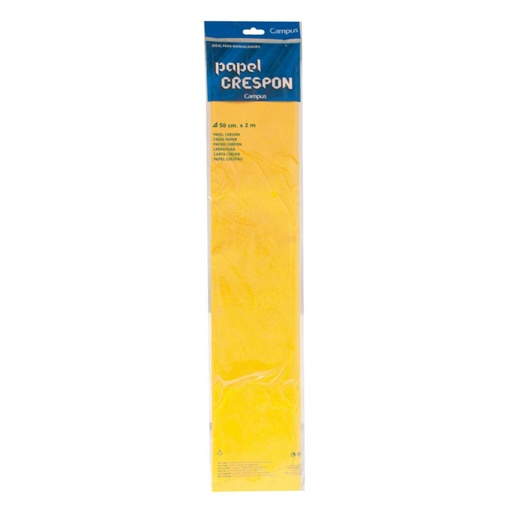 [600186] PAPEL CRESPON 50*200 AMARILLO OSCURO