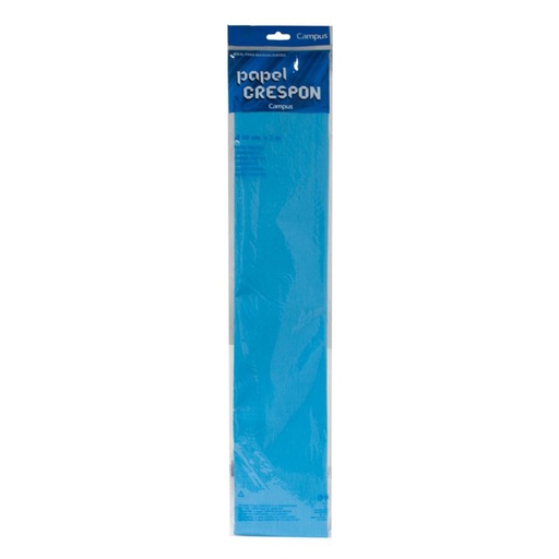[600187] PAPEL CRESPON 50*200 AZUL CLARO