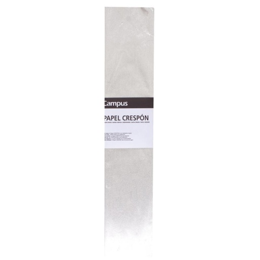 [600317] PAPEL CRESPON 50*200 PLATA