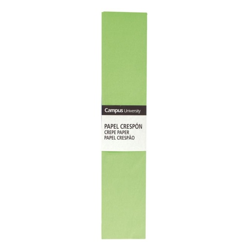 [600200] PAPEL CRESPON 50*200 VERDE CLARO