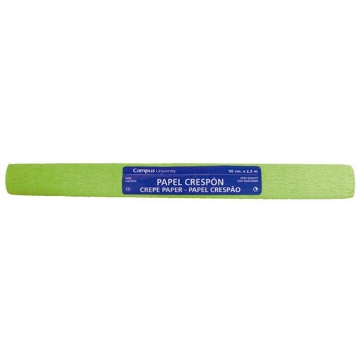 [600328] PAPEL CRESPON 50*250 VERDE CLARO