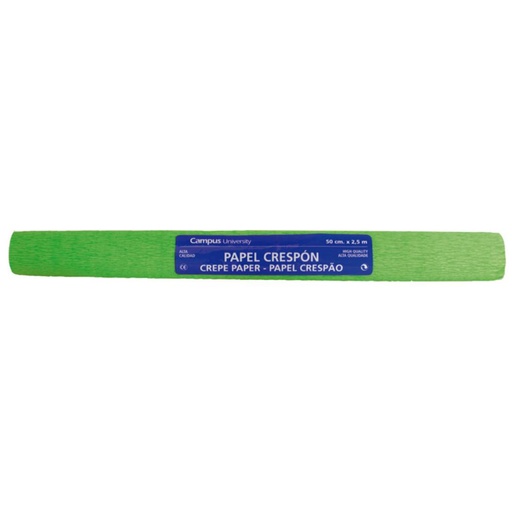 [600329] PAPEL CRESPON 50*250 VERDE MEDIO