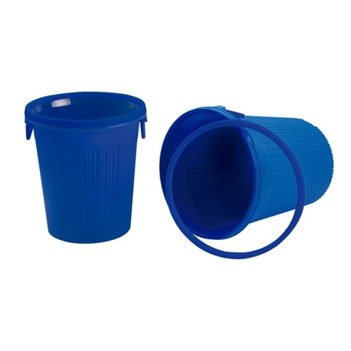 [040631] PAPELERA C/ARO Y ASA AZUL P.P.