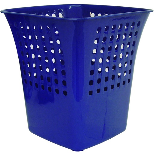 [040437] PAPELERA CUADRADA AZUL 2866