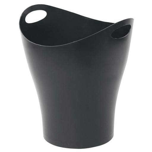 [040474] PAPELERA OVAL NEGRA 2893