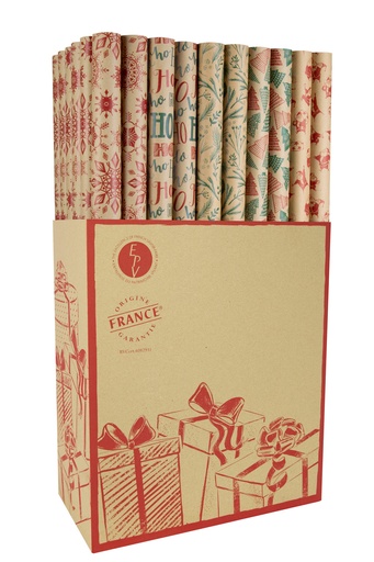[882328] PAPEL REGALO 0,70X2M XK2M NAVIDAD