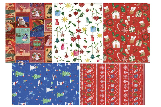 [881743] PAPEL REGALO NAVIDAD 0,70X5MTRS R3305000
