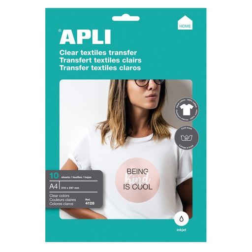 [878782] PAPEL TRANSFER PRENDA BLANCA 10H