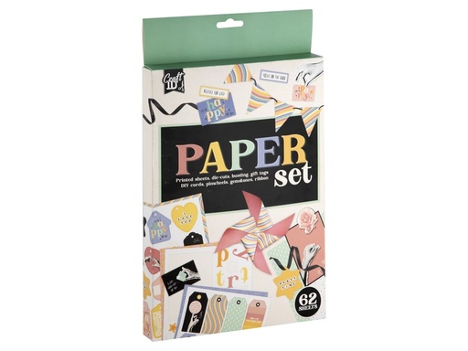 [000523] PAPER SET A4 62 PCS CR0065/GE