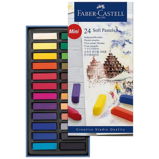 [619830] PASTEL BLANDO C/24 FABER MINI
