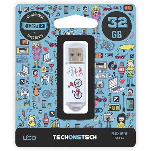 [247734] PENDRIVE TECH1TECH 32GB BE-BIK