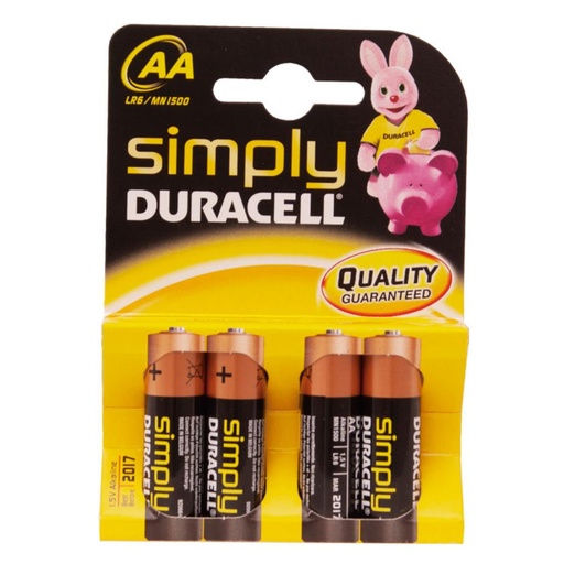 [749678] PILAS DURACELL SYMPLY AA B/4