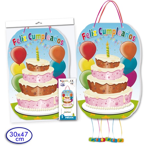 [882458] PIÑATA TARTA DE CUMPLEAÑOS 5979
