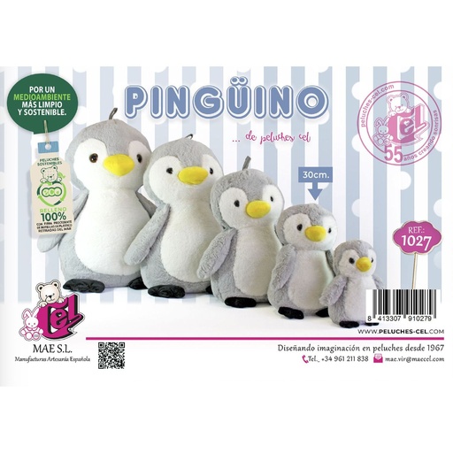 [000799] PINGÜINO MARCO 30CM