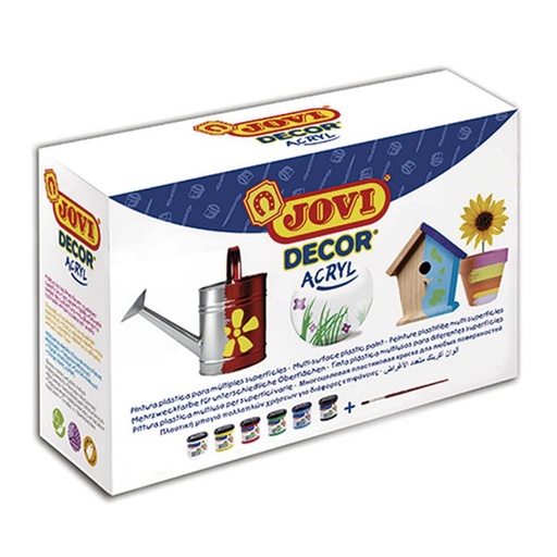 [649580] PINTURA ACRILICA JOVI 55ML 6COL