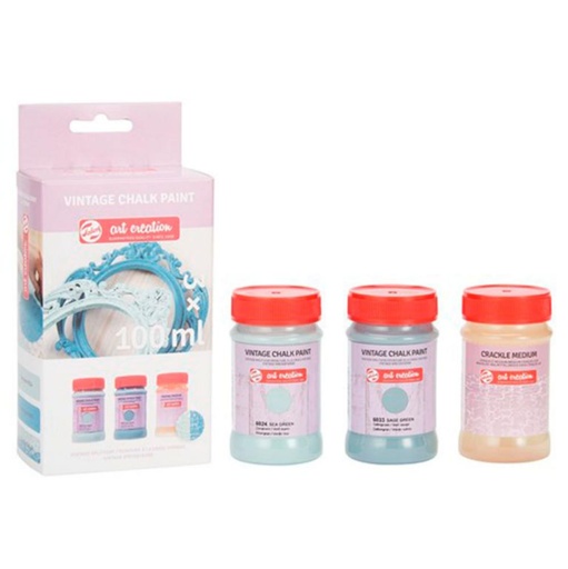 [600459] PINTURA TALENS CHALK 100ML AZUL