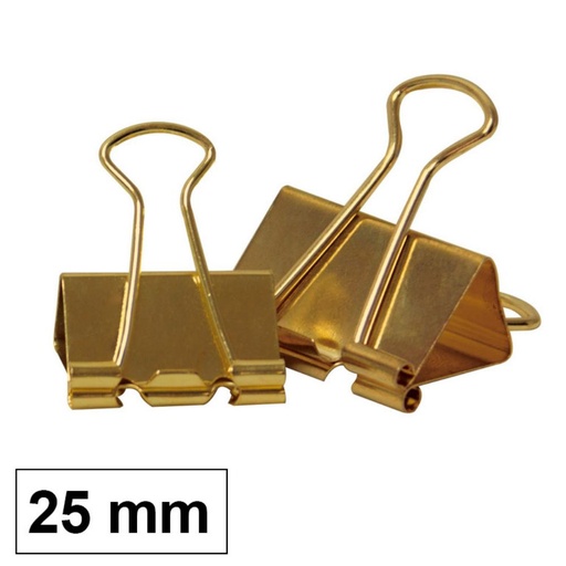 [040629] PINZA REVERSIBLE 25mm DORADA