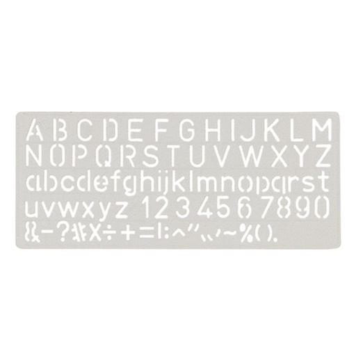 [600047] PLANTILLA NORMOGRAFO 10mm.