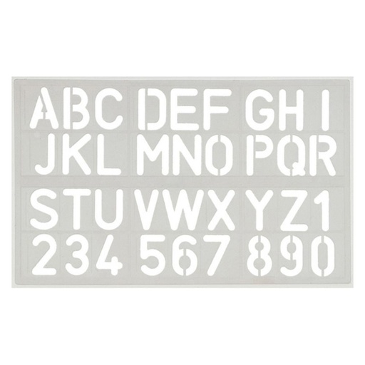 [600051] PLANTILLA NORMOGRAFO 30mm.