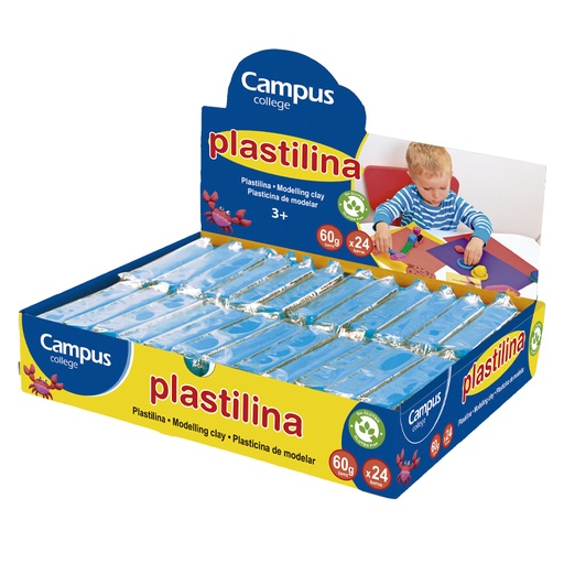 [630623] PLASTILINA 70 MAKRO AZUL CLARO