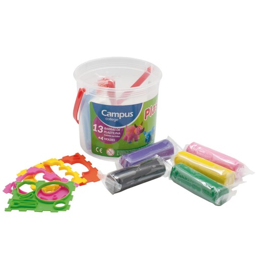 [630768] PLASTILINA BOTE/MOLDES S/GLUTE