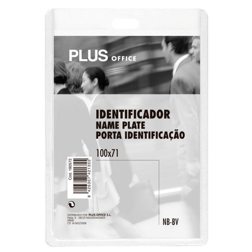 [180572] PORTACARNET PLUS VERTICAL RIGIDO 100X71