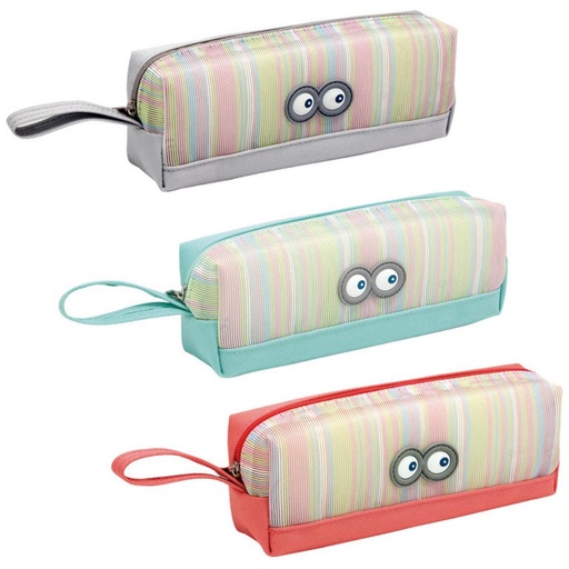[688838] PORTATODO CAMPUS RAYAS OJOS 1 CREMALLERA