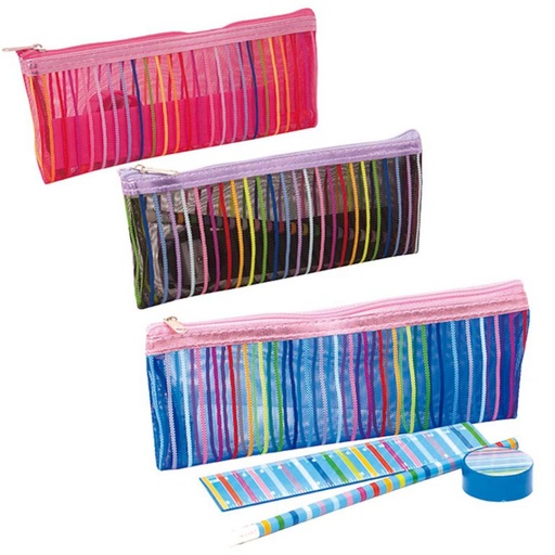 [685331] PORTATODO CAMPUS RAYAS PLA.CON ACCESORIOS