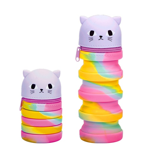 [687327] PORTATODO CAMPUS SILICONA GATO